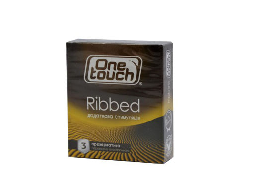 Презервативы латексные с силиконовой смазкой one touch ribbed №3